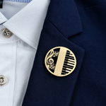 Broche piano musical - Vignette | Brochiva