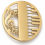 Broche piano musical - Vignette | Brochiva