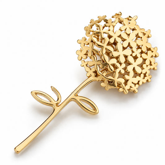 Broche pissenlit stellaire
