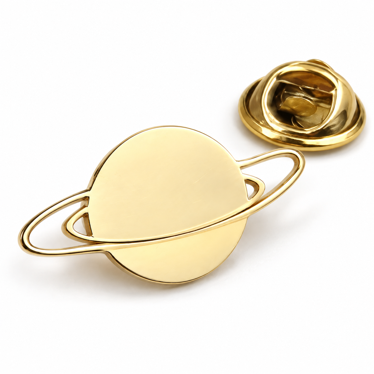 Broche planète, acier inoxydable