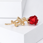 Broche rose rouge - Vignette | Brochiva