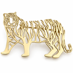 Broche tigre arbre de vie - Vignette | Brochiva