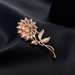 Broche tournesol radieux - Vignette | Brochiva