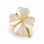 Broche trèfle nacré - Vignette | Brochiva
